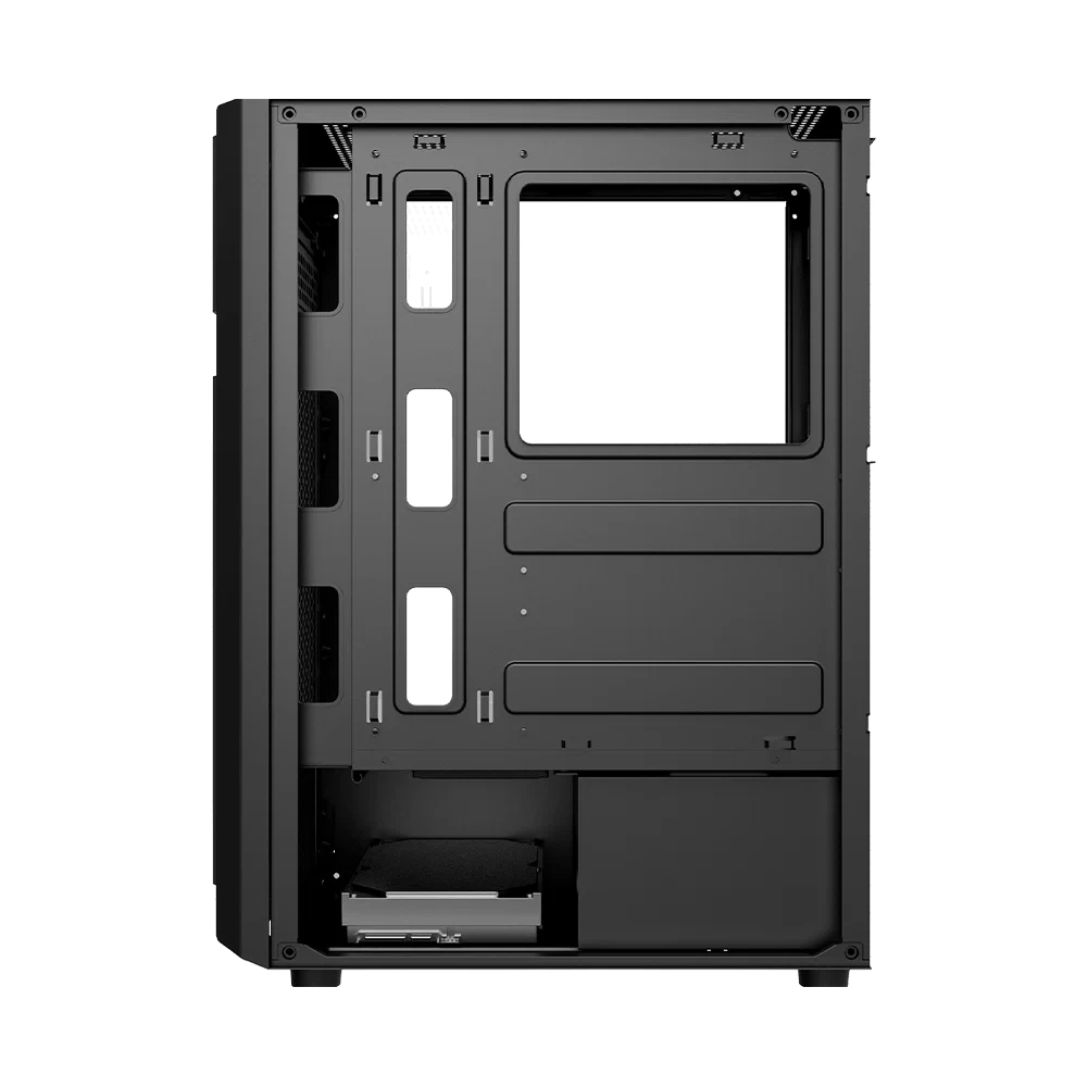 Ant Value Mid Tower Cabinet (	ATX, M-ATX, M-ITX) VM25 view 2